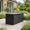 ai-miljoe-2-dubrovnik-hyndeboks-i-sort-plastik-fra-house-nordic-146-5x61x64-5-cm-490-l-175953 Dubrovnik Hyndeboks i Sort Plastik Fra House Nordic | 146,5x61x64,5 cm, 490 L - Billede 2