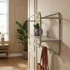 ai-miljoe-2-feira-hattehylde-i-sandfarvet-st-l-fra-house-nordic-45x15x25-cm-175354 Feira Hattehylde i Sandfarvet Stål Fra House Nordic | 45x15x25 cm - Billede 2