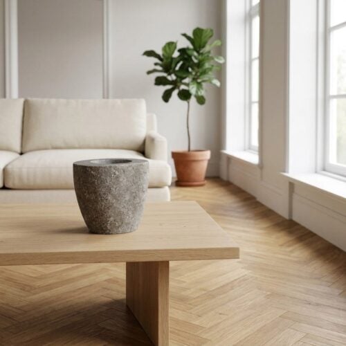 Gara Opbevaringskrus i Natur Riverstone fra House Nordic | L105xB9xH10 cm - Billede 2