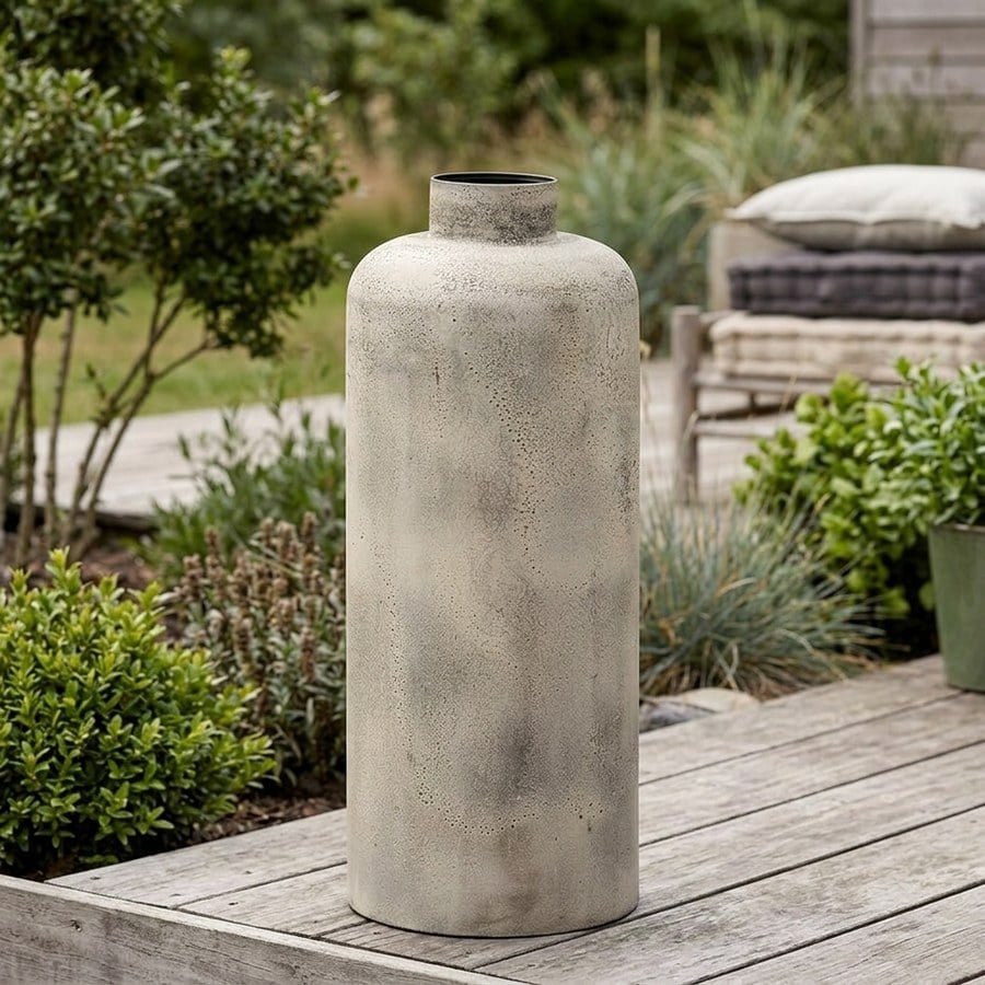 Hou Dekorationskrukke i Antik Beige fra House Nordic | Ø24xH60.5cm - Billede 2