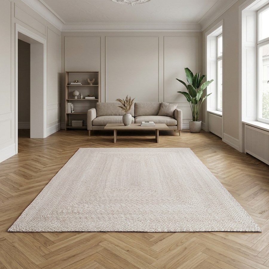 Menorca tæppe i genanvendt plastik fra House Nordic | 300x200x1cm - Billede 2