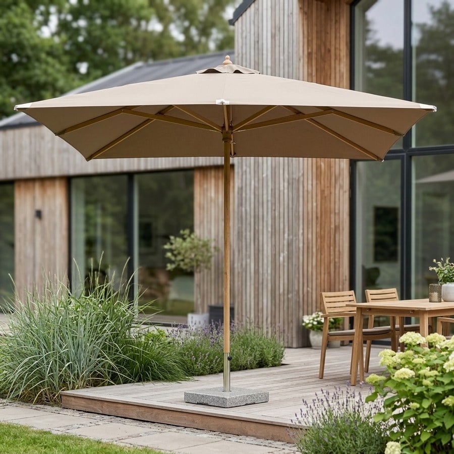 ai-miljoe-2-orlando-parasol-i-sandfarve-med-massiv-tr-stok-fra-house-nordic-300x300-cm-175964 Orlando Parasol i Sandfarve med Massiv Træstok Fra House Nordic | 300x300 cm - Billede 2