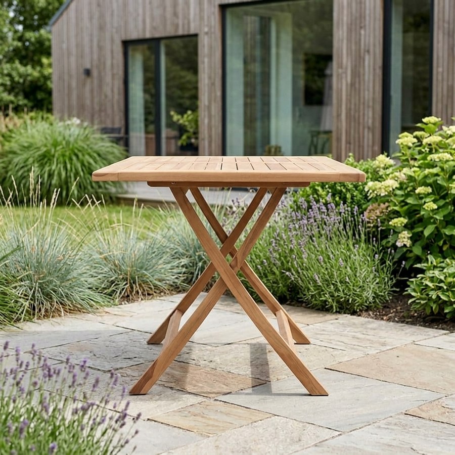 Oviedo Havebord i Massiv Teaktræ fra House Nordic | 120x80x75cm. - Billede 2