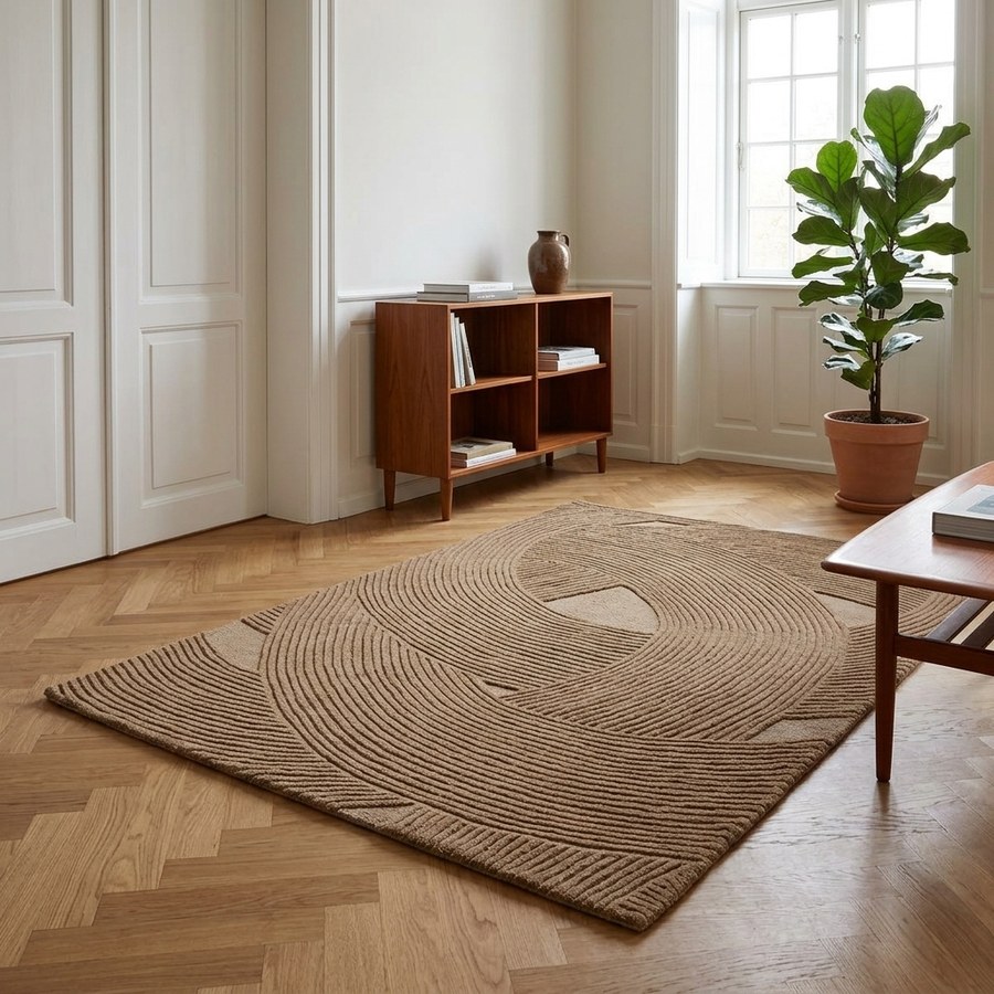 Pune Tæppe i Brun fra House Nordic | 160x230cm - Billede 2