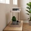 ai-miljoe-2-rabo-st-ende-dobbelthylde-i-sandfarvet-metal-fra-house-nordic-2-hylder-30x15x31-cm-175320 Rabo Stående Dobbelthylde i Sandfarvet Metal Fra House Nordic | 2 hylder 30x15x31 cm - Billede 2