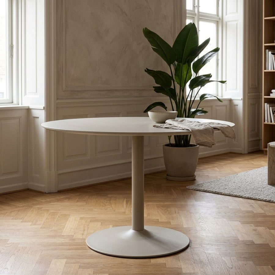 Riva Spisebord i Sand fra House Nordic | Ø120xH75cm - Billede 2