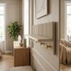 ai-miljoe-2-rocca-v-ghylde-med-knager-i-beige-mdf-fra-house-nordic-l12xb50xh16cm-218149 Rocca Væghylde med Knager i Beige MDF fra House Nordic | L12xB50xH16cm - Billede 2