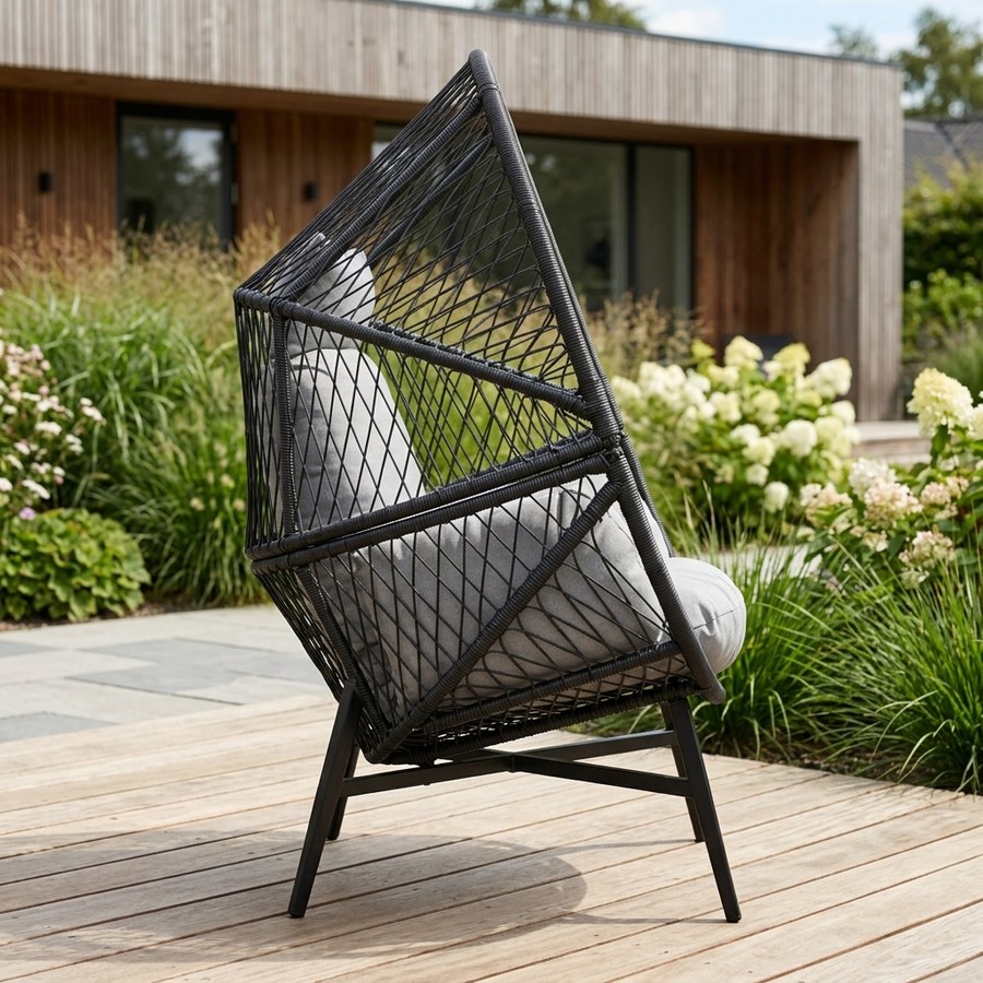 Rosario Loungestol i Polyrattan Fra House Nordic | Inklusiv hynder - 74x73x103 cm - Billede 2