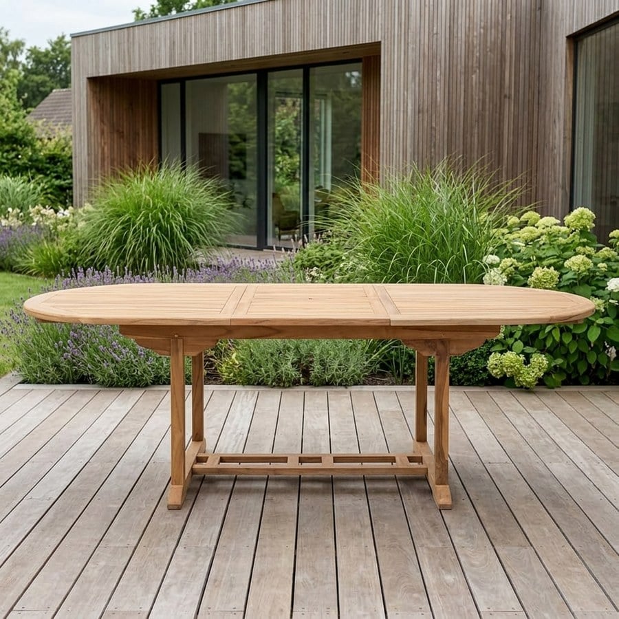 ai-miljoe-2-salamanca-udtr-ks-havebord-i-massiv-teaktr-fra-house-nordic-90x180-240x75cm-156899 Salamanca Udtræks Havebord i Massiv Teaktræ fra House Nordic | 90x180/240x75cm - Billede 2