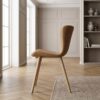 ai-miljoe-2-teslin-spisebordsstol-i-tan-stof-og-ben-i-natur-egetr-fra-unique-furniture-48-5x54-5x82cm-237150 Teslin Spisebordsstol i Tan Stof og Ben i Natur Egetræ fra Unique Furniture | 48,5x54,5x82cm - Billede 2