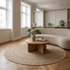 ai-miljoe-3-bombay-t-ppe-i-naturflet-fra-house-nordic-150cm-208271 Bombay Tæppe i Naturflet fra House Nordic | Ø150cm - Billede 3