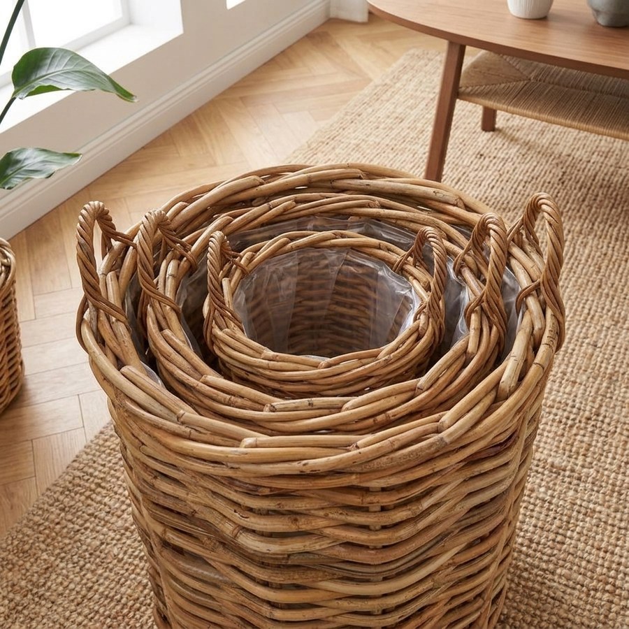 ai-miljoe-3-burton-kurve-af-naturfarvet-rattan-s-t-af-3-fra-house-nordic-38-50-62xh36-43-53cm-194471 Burton Kurve af Naturfarvet Rattan | Sæt af 3 fra House Nordic | Ø38/50/62xH36/43/53cm - Billede 3
