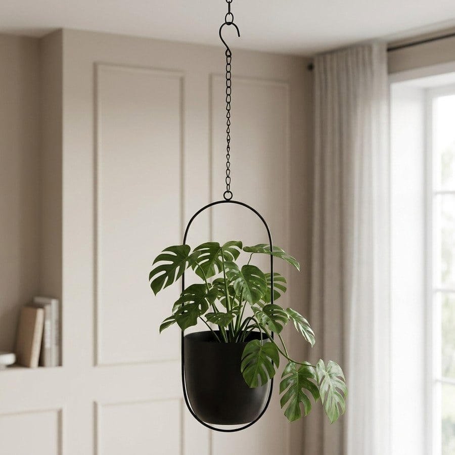 ai-miljoe-3-celle-h-ngende-planteskjuler-i-sort-metal-fra-house-nordic-14-5x15-5x37-5-cm-175312 Celle Hængende Planteskjuler i Sort Metal Fra House Nordic | 14,5x15,5x37,5 cm - Billede 3