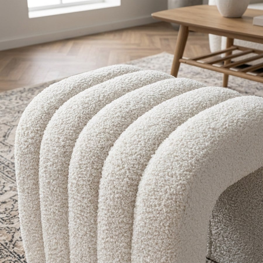 ai-miljoe-3-colma-puf-i-hvid-boucl-fra-house-nordic-41x36-cm-175609 Colma Puf i Hvid Bouclé Fra House Nordic | 41x36 cm - Billede 3
