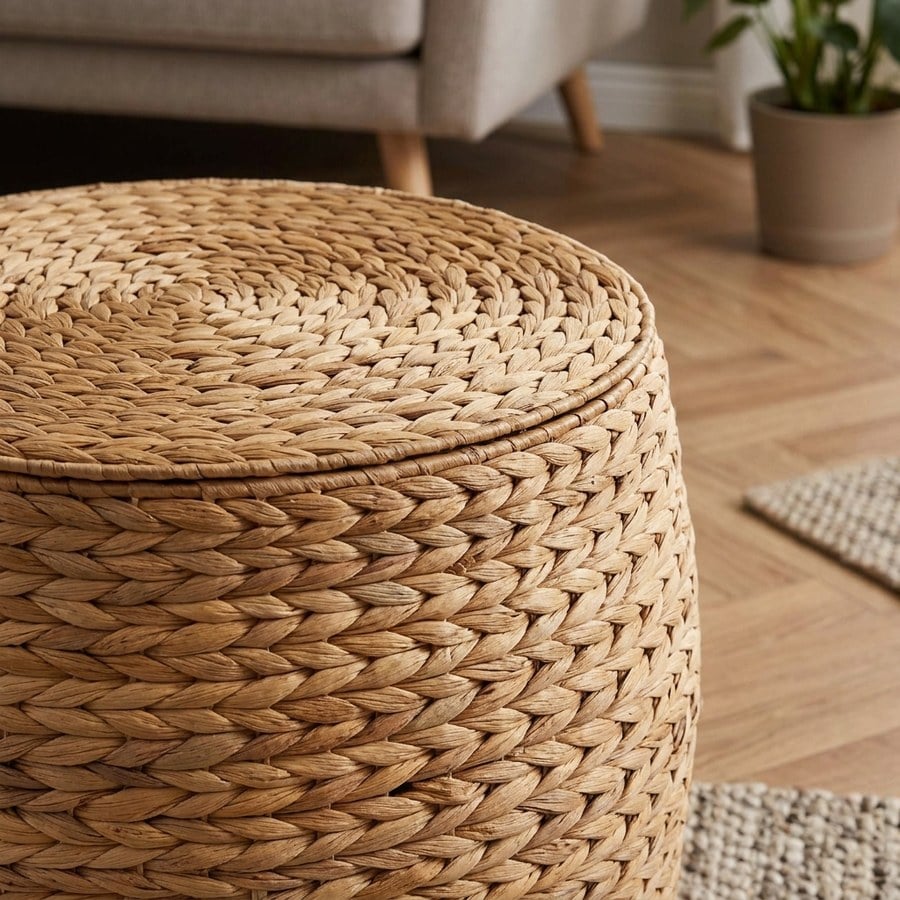 Delia hjørnebord i natur vandhyacinth fra House Nordic | H34 Ø43 cm - Billede 3