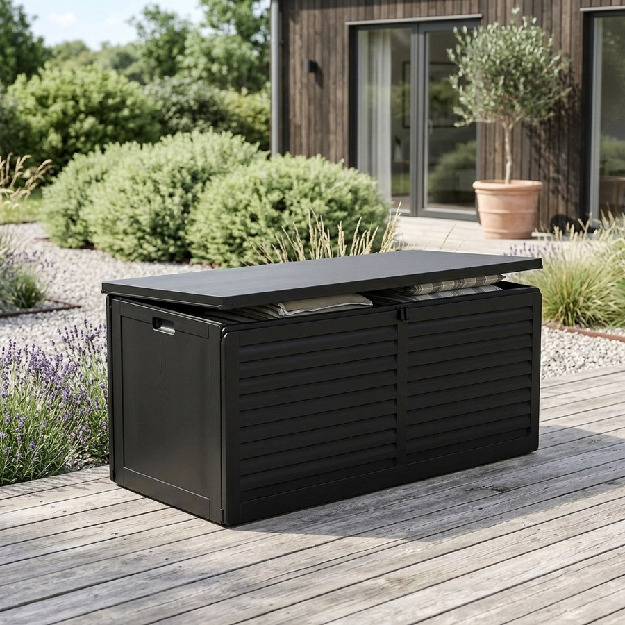 ai-miljoe-3-dubrovnik-hyndeboks-i-sort-plastik-fra-house-nordic-146-5x61x64-5-cm-490-l-175953 Dubrovnik Hyndeboks i Sort Plastik Fra House Nordic | 146,5x61x64,5 cm, 490 L - Billede 3