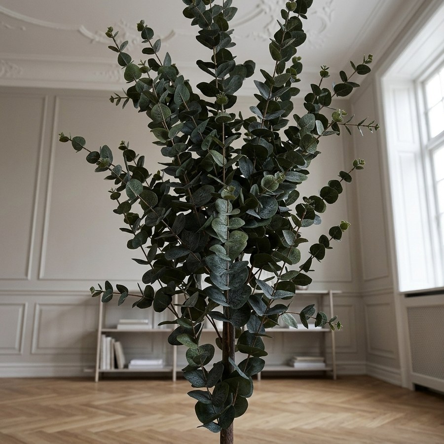 ai-miljoe-3-eukalyptus-tr-kunstig-plante-i-gr-n-fra-house-nordic-pe-plastik-h-120-cm-188650 Eukalyptus Træ - Kunstig Plante i Grøn Fra House Nordic | PE Plastik - H:120 cm - Billede 3