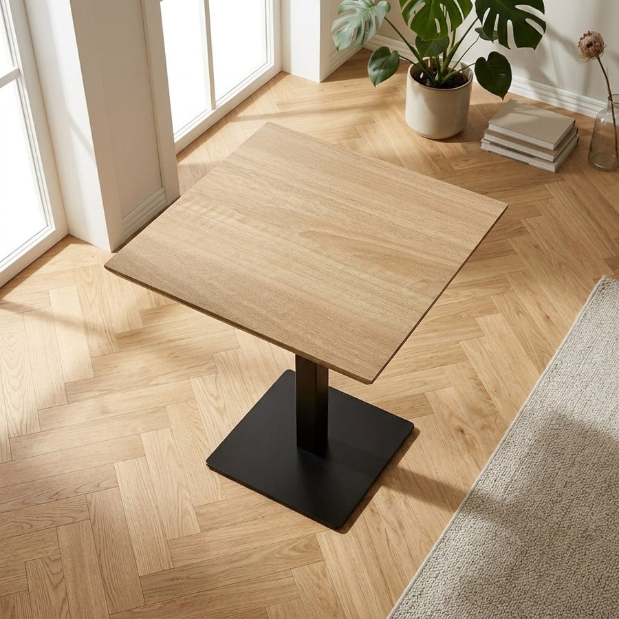 Fano Cafebord i Natur Fra House Nordic | MDF - 70x70x75 cm - Billede 3