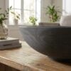 ai-miljoe-3-fleuriste-vandblomst-fad-i-m-rkegr-fra-house-nordic-60xh16-5cm-223013 Fleuriste Vandblomst-Fad i Mørkegrå fra House Nordic | Ø60xH16.5cm - Billede 3