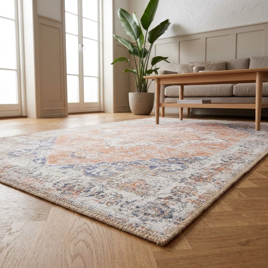 ai-miljoe-3-havana-t-ppe-orange-bl-i-fra-house-nordic-160x230-cm-164494 Havana tæppe orange/blå i Fra House Nordic | 160x230 cm - Billede 3