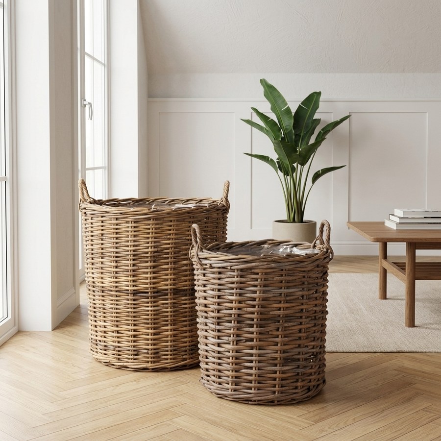 ai-miljoe-3-indo-kurve-i-naturflet-fra-house-nordic-40x48-50x58-cm-164939 Indo kurve i Naturflet fra House Nordic | Ø40x48+Ø50x58 cm - Billede 3