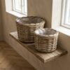 ai-miljoe-3-kalak-kurve-af-naturfarvet-rattan-s-t-af-2-fra-house-nordic-27-35xh18-22cm-194475 Kalak Kurve af Naturfarvet Rattan | Sæt af 2 fra House Nordic | Ø27/35xH18/22cm - Billede 3