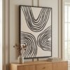 ai-miljoe-3-lipari-l-rredsprint-i-sort-beige-fra-house-nordic-60x90-cm-no-2-175224 Lipari Lærredsprint i Sort/beige Fra House Nordic | 60x90 cm - No.2 - Billede 3