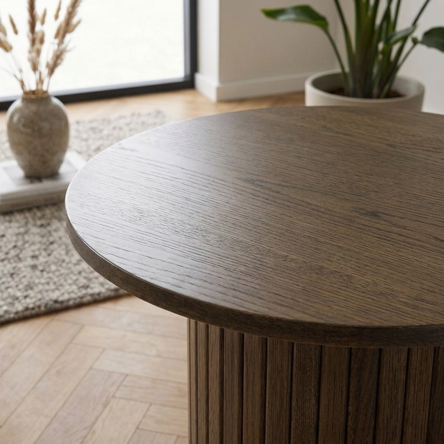 ai-miljoe-3-nola-sidebord-i-r-get-egetr-fra-unique-furniture-50xh55cm-237135 Nola Sidebord i Røget Egetræ fra Unique Furniture | Ø50xH55cm - Billede 3