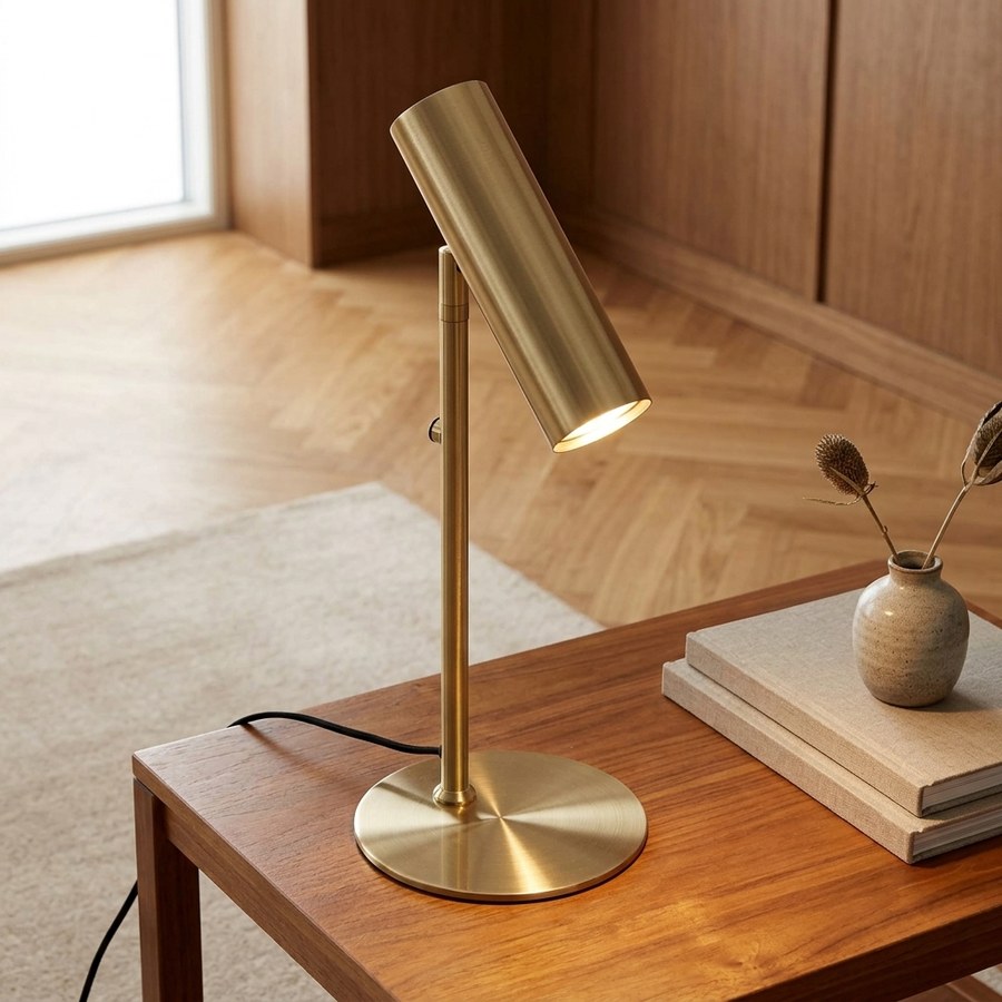 Paris Bordlampe i Stål og Messing Fra House Nordic - Billede 3