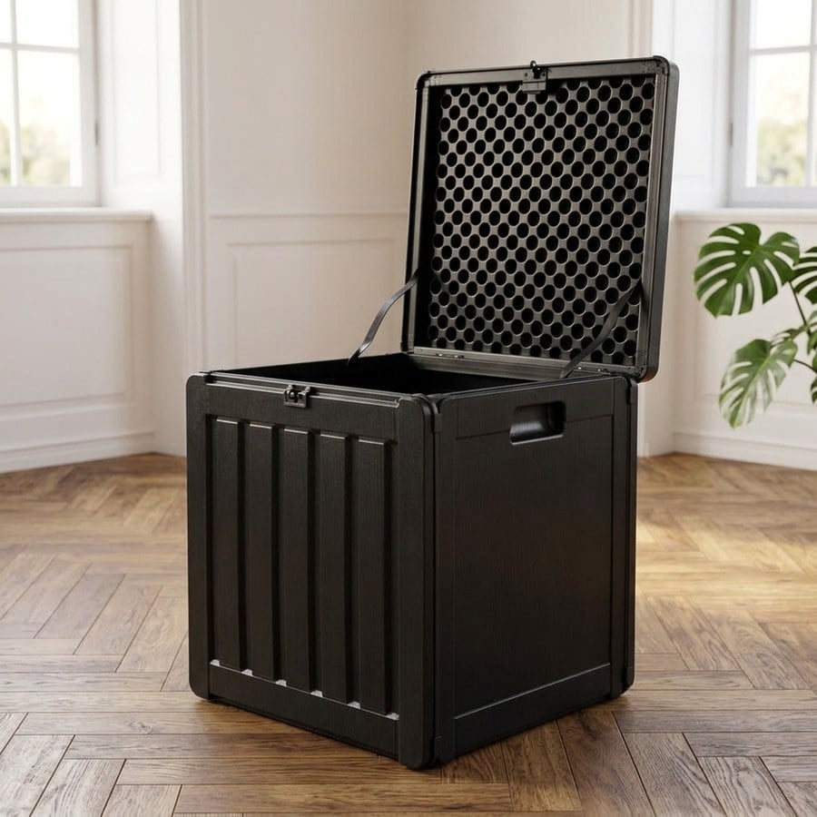 ai-miljoe-3-sobra-hyndeboks-i-sort-fra-house-nordic-42-8x42-8x46-4cm-222965 Sobra Hyndeboks i Sort fra House Nordic | 42,8x42,8x46,4cm - Billede 3