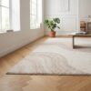 Surat Tæppe Lysebrun/Råhvid Fra House Nordic | Håndtuftet Uld - 200x300 cm - Billede 3