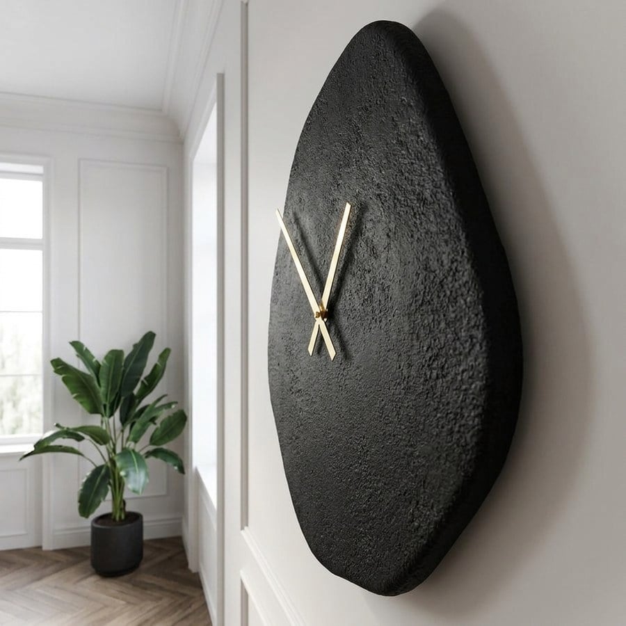 ai-miljoe-3-vienna-v-gur-i-sort-cement-fra-house-nordic-b38xh45cm-218172 Vienna Vægur i Sort Cement fra House Nordic | B38xH45cm - Billede 3