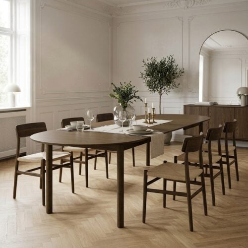 Bundaberg Spisebord i Smoked Egetræ med 2 Tillægsplader fra House Nordic | L200-250-300xB100xH75 cm - Billede 1