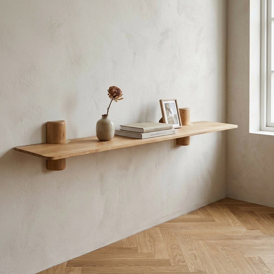 ai-miljoe-web-1-calcata-v-ghylde-i-egetr-fra-house-nordic-b110xd22xh18-5-cm Calcata Væghylde i Egetræ fra House Nordic | B110xD22xH18,5 cm - Billede 1