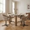ai-miljoe-web-1-fondi-spisebordss-t-med-dover-spisebordsstole-i-sand-brun-cement-stof Fondi Spisebordssæt med Dover Spisebordsstole i Sand/Brun Cement & Stof fra House Nordic | 4 Stole & 1 Bord - Billede 1