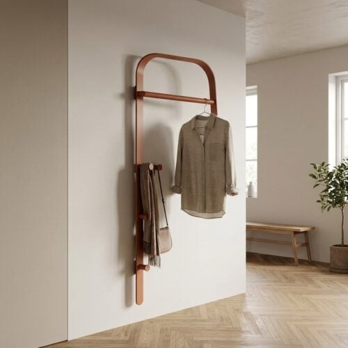 Gresto Tøjstativ i Cognac Metal fra House Nordic | B3xD30xH80 cm - Billede 1