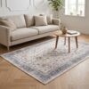 ai-miljoe-web-1-havana-t-ppe-i-off-white-beige-st-vet-bl-polyester-fra-house-nordic-b1 Havana Tæppe i Off White/Beige/Støvet Blå Polyester fra House Nordic | B160xL230 cm - Billede 1