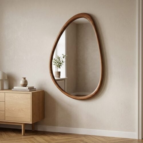Luxon Spejl i Natur MDF fra House Nordic | B50xD2xH80 cm - Billede 1