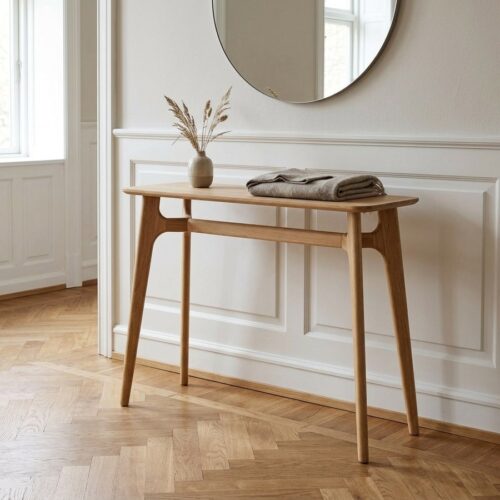 Rennes Konsolbord i Natur Egetræ fra House Nordic | L35xB100xH81 cm - Billede 1