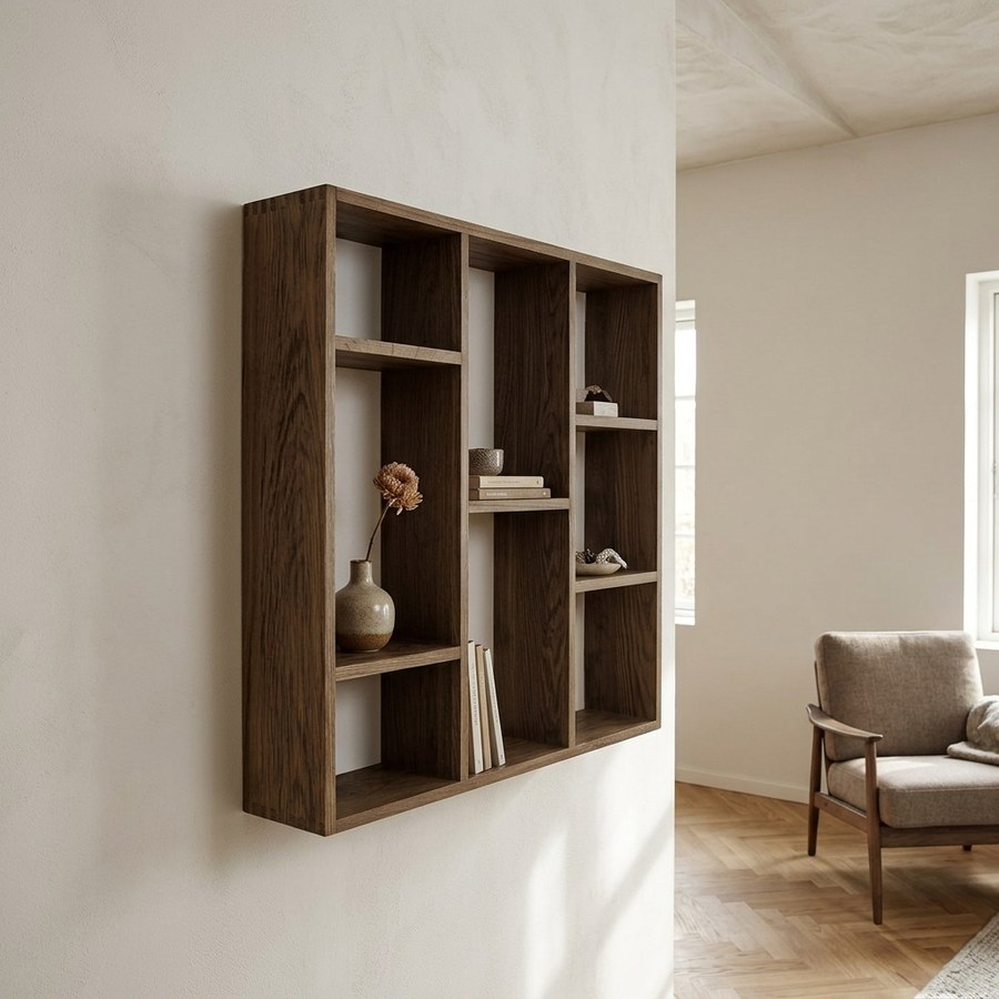 ai-miljoe-web-1-townsville-v-ghylde-i-m-rkebrun-egetr-fra-house-nordic-b70xd15xh70-cm Townsville Væghylde i Mørkebrun Egetræ fra House Nordic | B70xD15xH70 cm - Billede 1