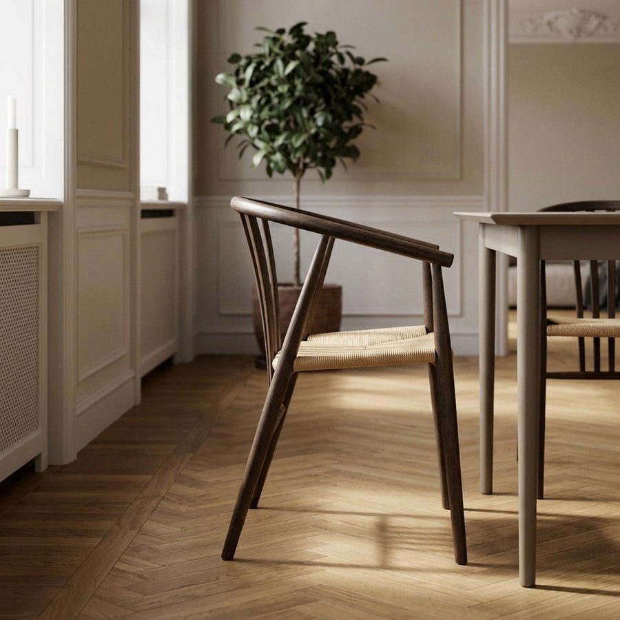 ai-miljoe-web-2-agustin-spisebordsstol-i-smoked-egetr-med-s-de-i-naturflet-fra-house-n Agustin Spisebordsstol i Smoked Egetræ med Sæde i Naturflet fra House Nordic | B57xL52xH78 cm - Billede 2