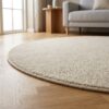 ai-miljoe-web-2-bela-gulvt-ppe-i-beige-uld-fra-house-nordic-240-cm Bela Gulvtæppe i Beige Uld fra House Nordic | Ø240 cm - Billede 2