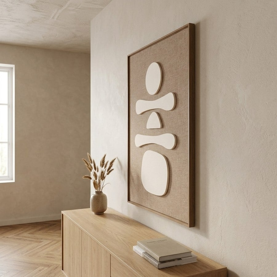 ai-miljoe-web-2-diva-no-1-relief-v-gdekoration-i-brun-beige-mdf-fra-house-nordic-b50xd Diva No.1 Relief Vægdekoration i Brun/Beige MDF fra House Nordic | B50xD2,5xH70 cm - Billede 2
