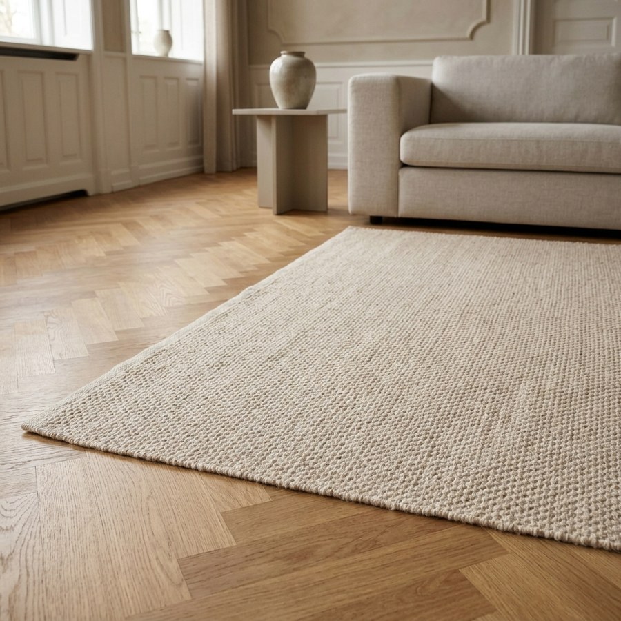 Gaya Gulvtæppe i Beige Uld fra House Nordic | L300xB200 cm - Billede 2