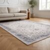 ai-miljoe-web-2-havana-t-ppe-i-off-white-beige-st-vet-bl-polyester-fra-house-nordic-b1 Havana Tæppe i Off White/Beige/Støvet Blå Polyester fra House Nordic | B160xL230 cm - Billede 2