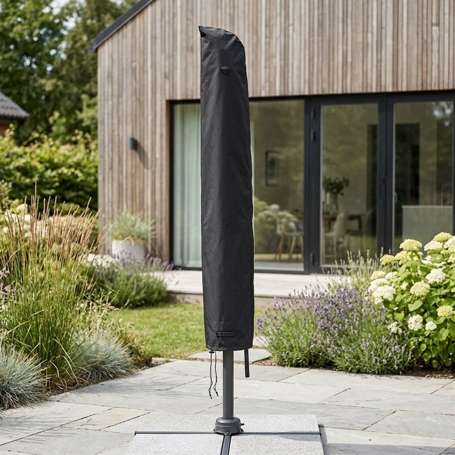 Luksus Overtræk til Markedsparasol i Sort Polyester fra House Nordic | Ø35/55xH225 cm - Billede 2
