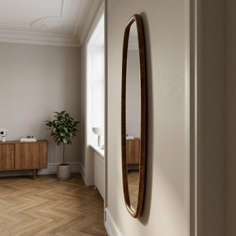 Luxon Spejl i Natur MDF fra House Nordic | B40xD2xH150 cm - Billede 2