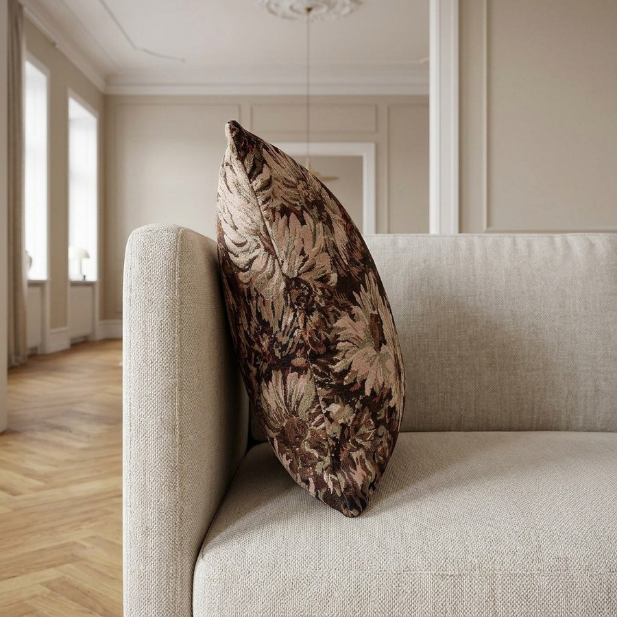 Nadi Pude i Brun/Beige Polyester fra House Nordic | L45xB45 cm - Billede 2
