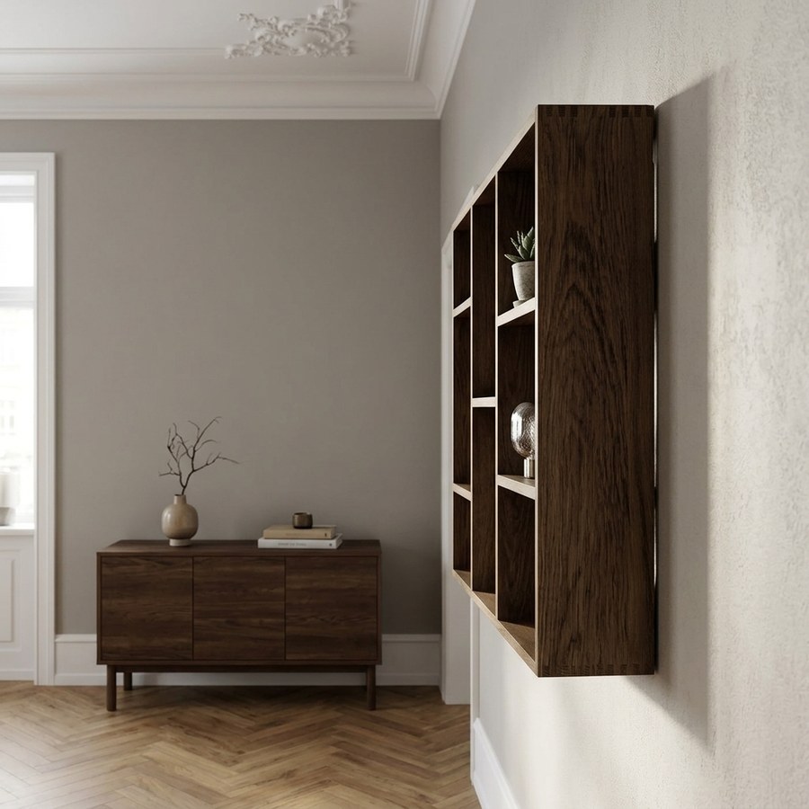 ai-miljoe-web-2-townsville-v-ghylde-i-m-rkebrun-egetr-fra-house-nordic-b70xd15xh70-cm Townsville Væghylde i Mørkebrun Egetræ fra House Nordic | B70xD15xH70 cm - Billede 2