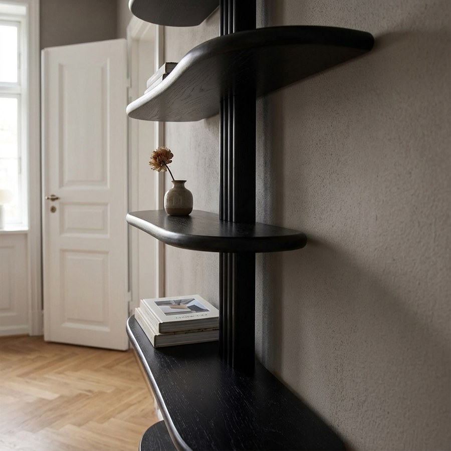 ai-miljoe-web-3-aliano-v-ghylde-i-sort-egetr-fra-house-nordic-b80xd17-5xh88-cm Aliano Væghylde i Sort Egetræ fra House Nordic | B80xD17,5xH88 cm - Billede 3